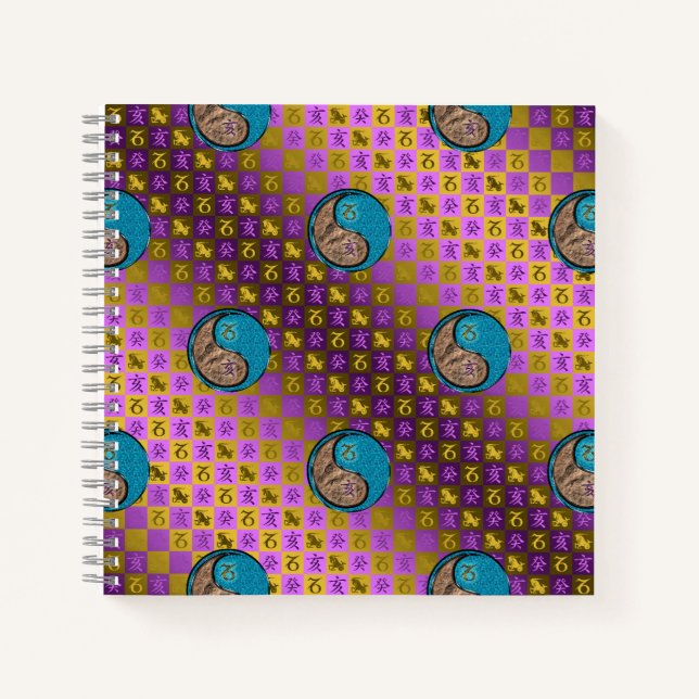 Carnet Capricorne & Sanglier d'eau (Devant)