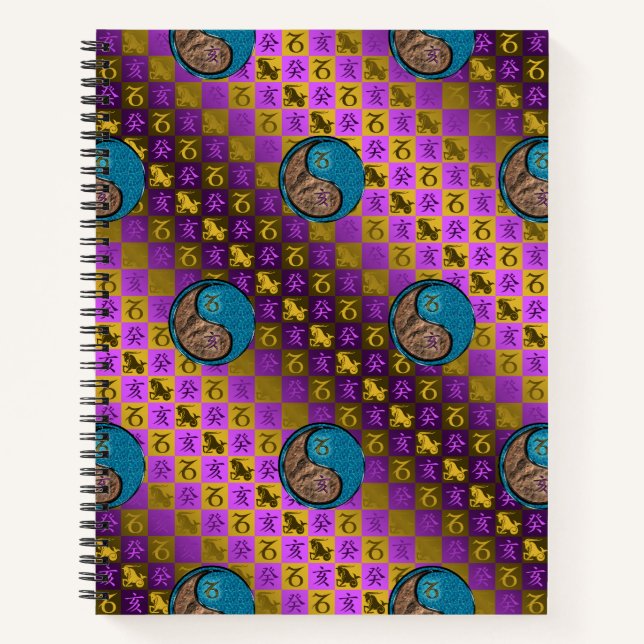 Carnet Capricorne & Sanglier d'eau (Devant)