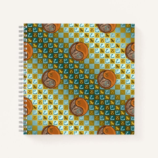 Carnet Capricorne & Serpent de bois (Devant)