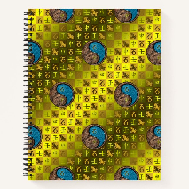 Carnet Capricorne & Singe d'eau (Devant)