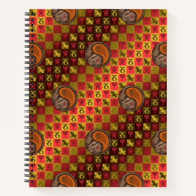 Carnet Capricorne & Tigre de Bois (Devant)