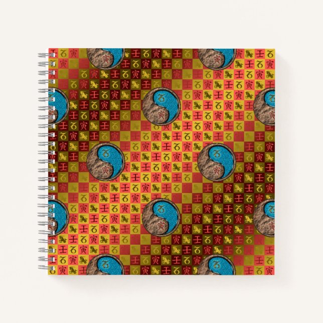 Carnet Capricorne & Tigre d'eau (Devant)