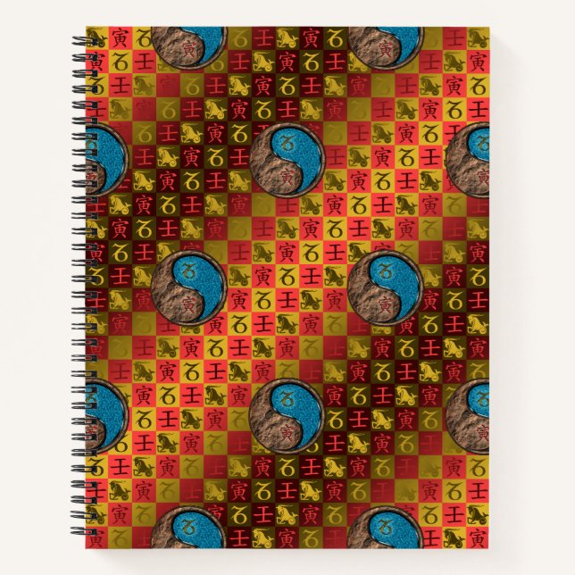 Carnet Capricorne & Tigre d'eau (Devant)