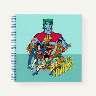 Carnet Captain Planet Group Graphic - La Puissance Est À