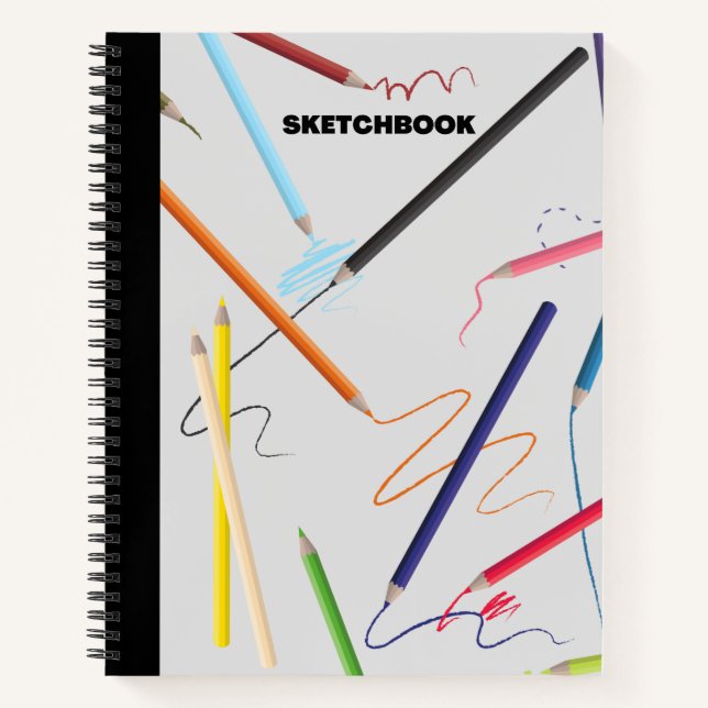 CARNET CAPTURES DE CONCEPTION DE SCRIBBLEING PENCIL (Devant)