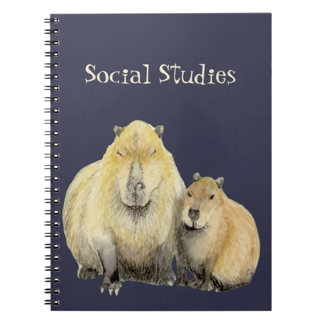 Carnet Capybara (Devant)