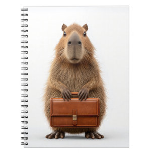 Carnet Capybara d'affaires avec Porte-documents