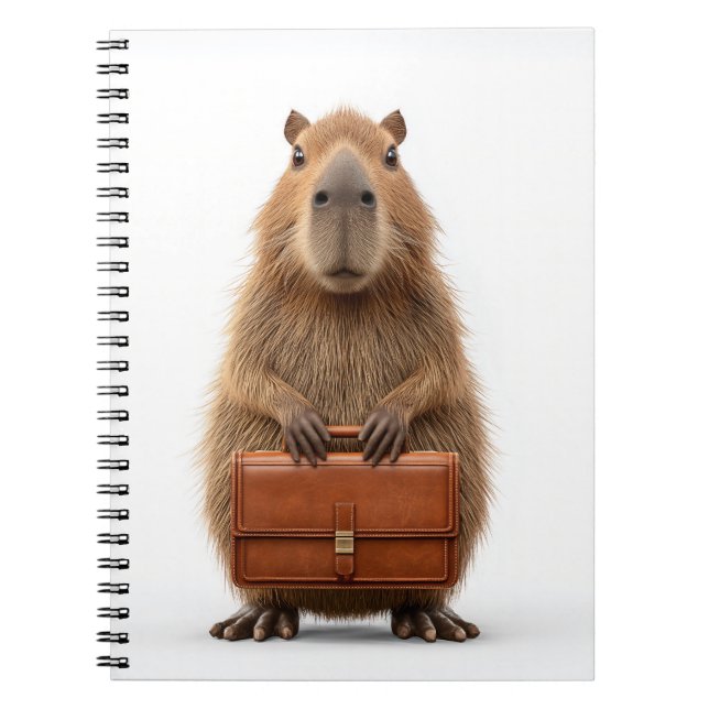 Carnet Capybara d'affaires avec Porte-documents (Devant)
