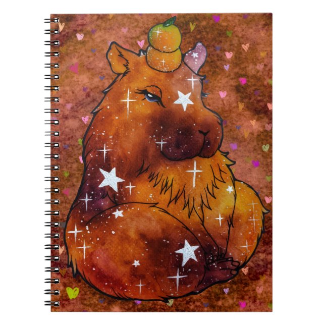 Carnet Capybara nommé Dream (Devant)