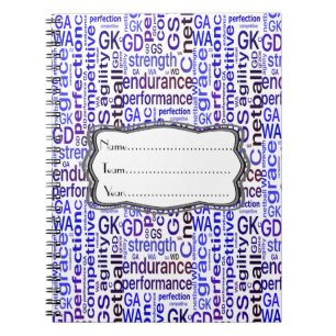 Carnet Car personnalisé de net-ball