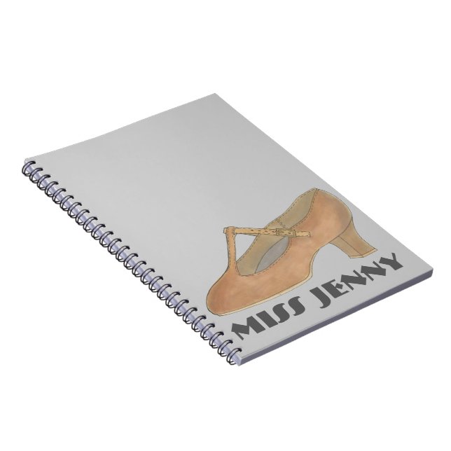 Carnet Caractère Chaussure Danse Danse Enseignant Cadeau  (Côté Droit)