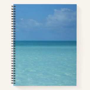 Carnet Caraïbes Horizon Tropical Turquoise Bleu