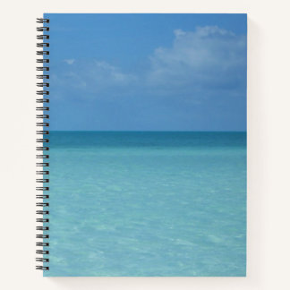 Carnet Caraïbes Horizon Tropical Turquoise Bleu