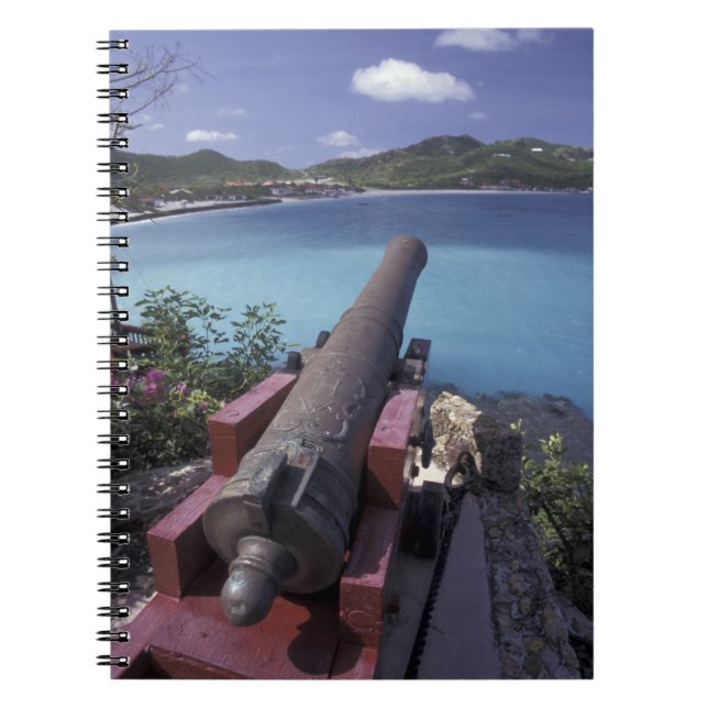 Carnet CARAÏBES, St. Barts, Connon visant dans la baie de (Devant)