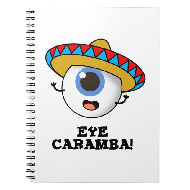Carnet Caramba de l'oeil amusant pistolet mexicain (Devant)