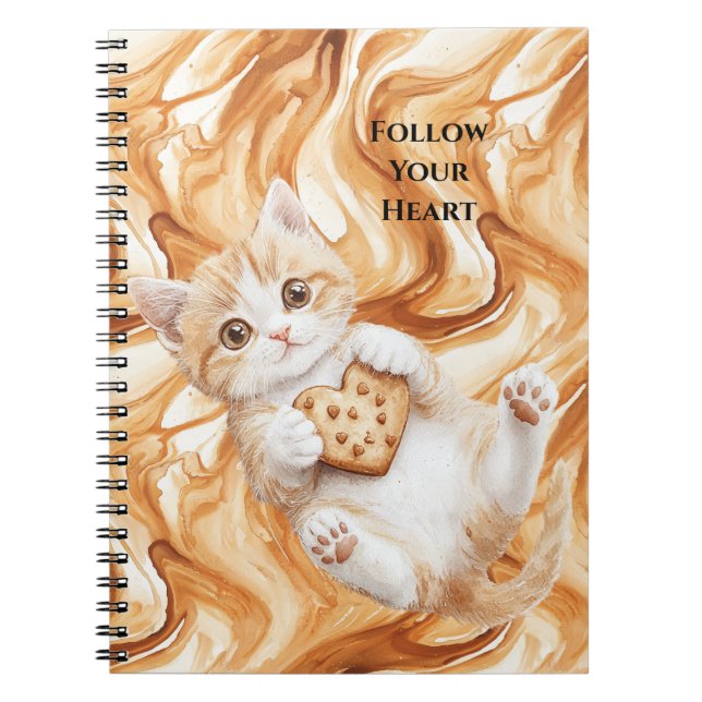 Carnet Caramel Cream Cat Cookie (Devant)