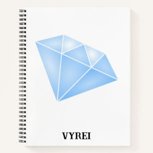 Carnet Carat diamant bleu brillant