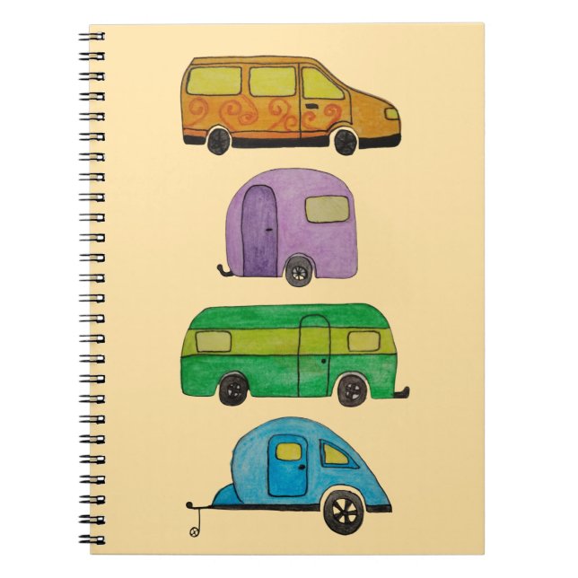 Carnet Caravanes de camping (Devant)