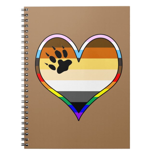 Carnet cardiaque de la fierté de l'ours (Devant)