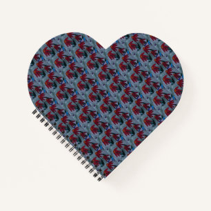 Carnet cardiaque Red Daisies