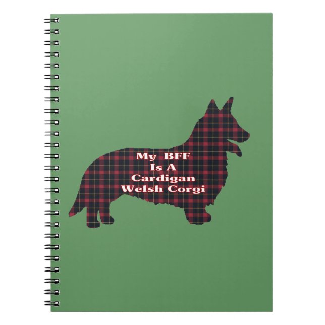 Carnet Cardigan Welsh CORGI BFF (Devant)