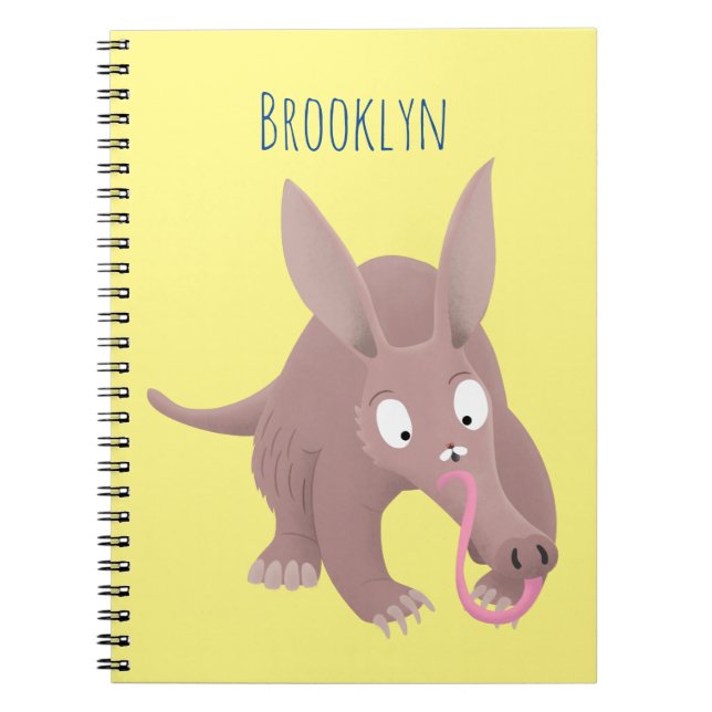 Carnet Caricature amusante de Aardvark (Devant)