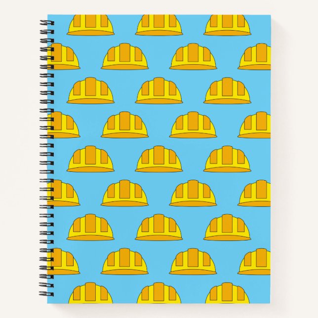 Carnet Caricature de Casquette dur jaune (Devant)
