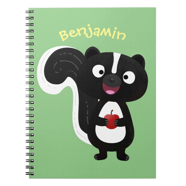 Carnet Caricature de skunk jote happy (Devant)