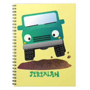 Carnet Caricature de voiture 4 X4 hors route