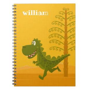 Carnet Caricature Dinosaure Jurassique Bois