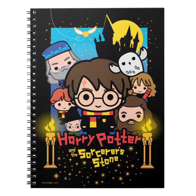 Carnet Caricature Harry Potter et la Pierre du Sorcier (Devant)