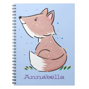 Carnet Caricature pour bébé renard