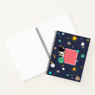 Carnet Caricature spatiale astronaute