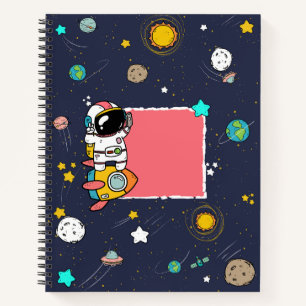 Carnet Caricature spatiale astronaute