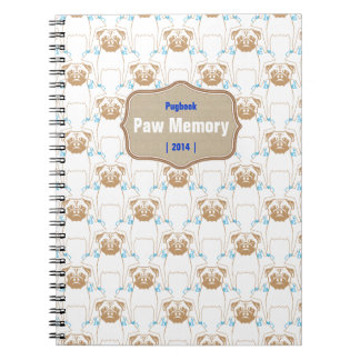 Carnet Carlin bleu Motif