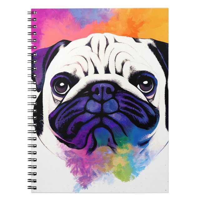 Carnet Carlin Chien Nature sauvage Couleurs animales Pein (Devant)