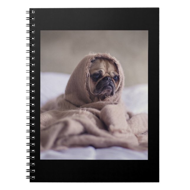 Carnet Carlin Dans Couverture Cute Carlin Amoureux des ch (Devant)