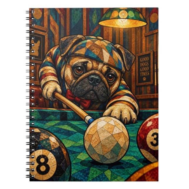 Carnet Carlin, Mosaïque Géométrique (Devant)