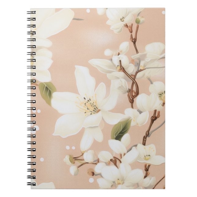 Carnet "Carnet de fleurs sereines" (Devant)