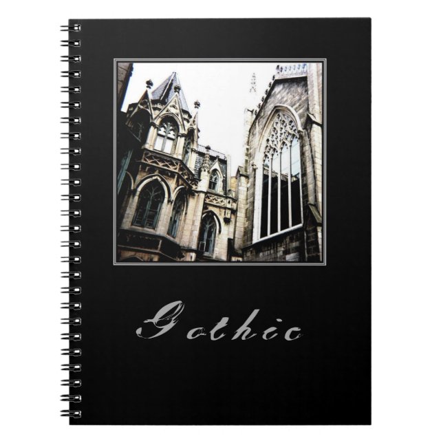 Carnet carnet/Journal 'gothique' (Devant)