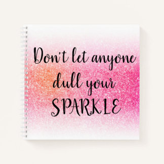 Carnet Carnet/Journal parties scintillant
