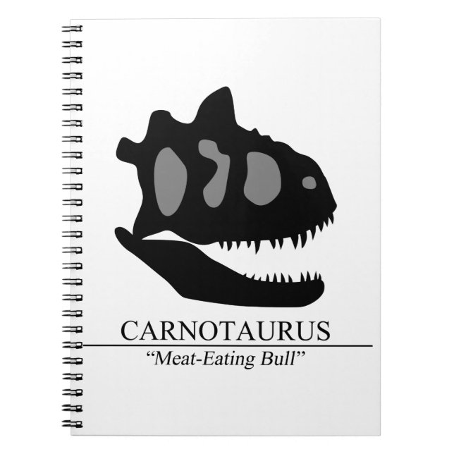 Carnet Carnotaurus (Devant)