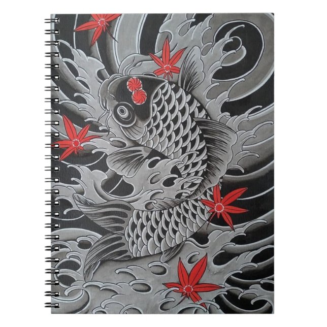 Carnet Carpe Koï Japonaise (Devant)