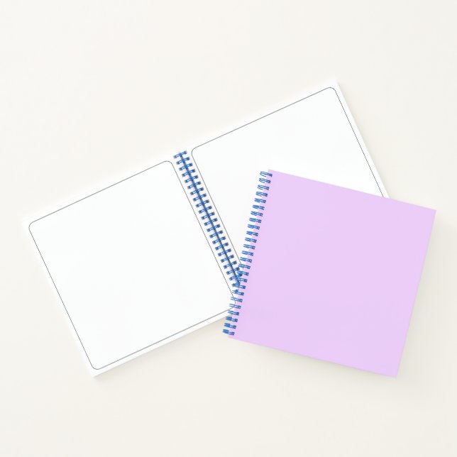 Carnet Carré de lavande rose (Intérieur)