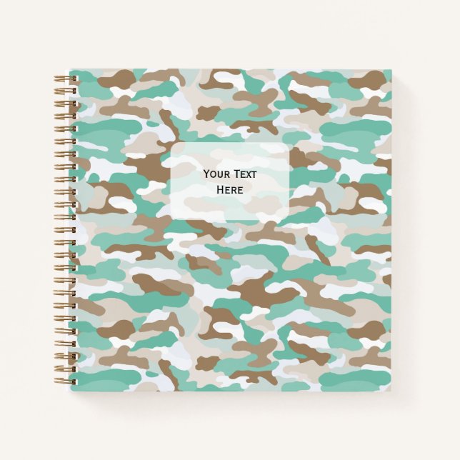 Carnet Carré du Camouflage côtier (Devant)