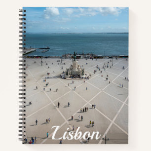 Carnet Carré du commerce d'en haut à Lisbonne, Portugal