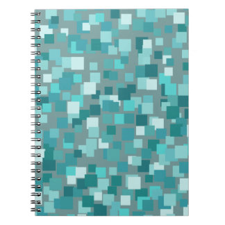 Carnet Carré turquoise