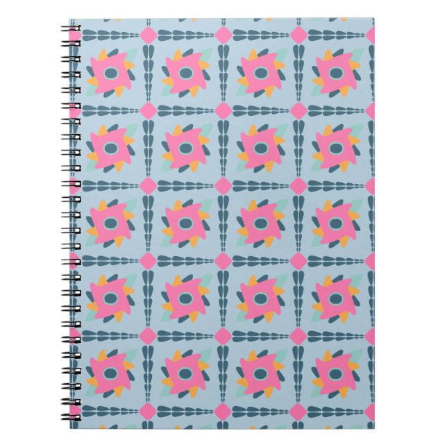 Carnet Carreau coloré décoratif (Devant)