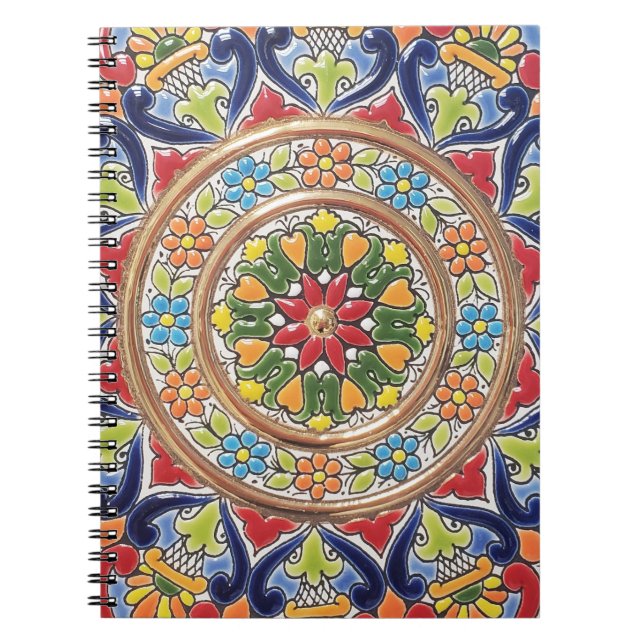 Carnet Carreau espagnol vintage personnalisable (Devant)