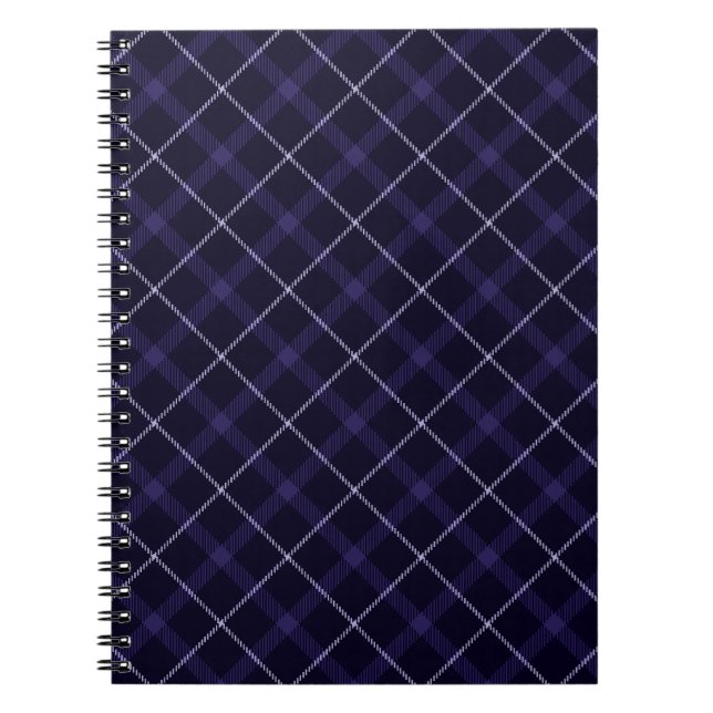 Carnet Carreaux Bleus / Tartan (Devant)